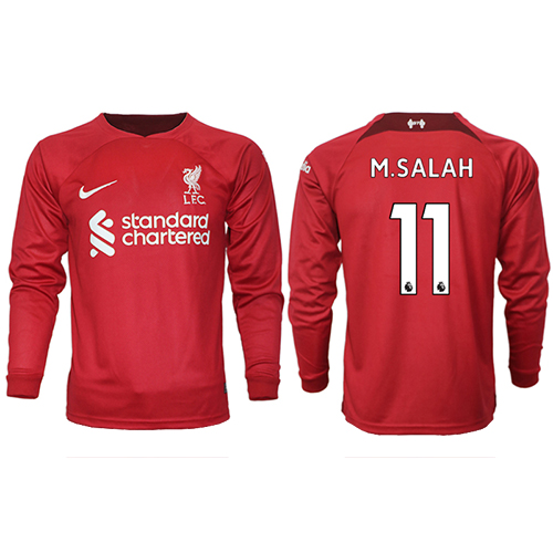 Dres Liverpool Mohamed Salah #11 Domaci 2022-23 Dugi Rukav